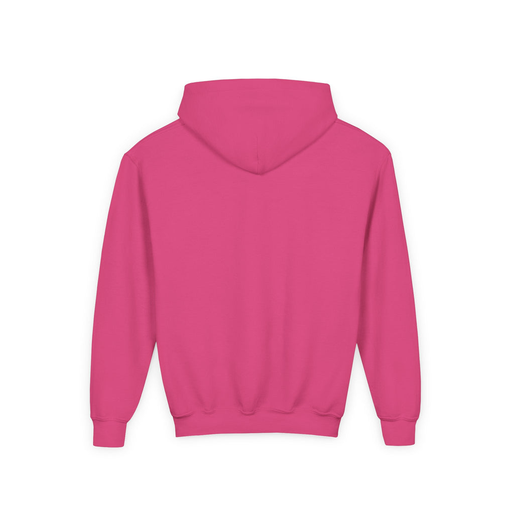 Girl of Grace Youth Hoodie — Floral Bow Christian Sweatshirt for Kids