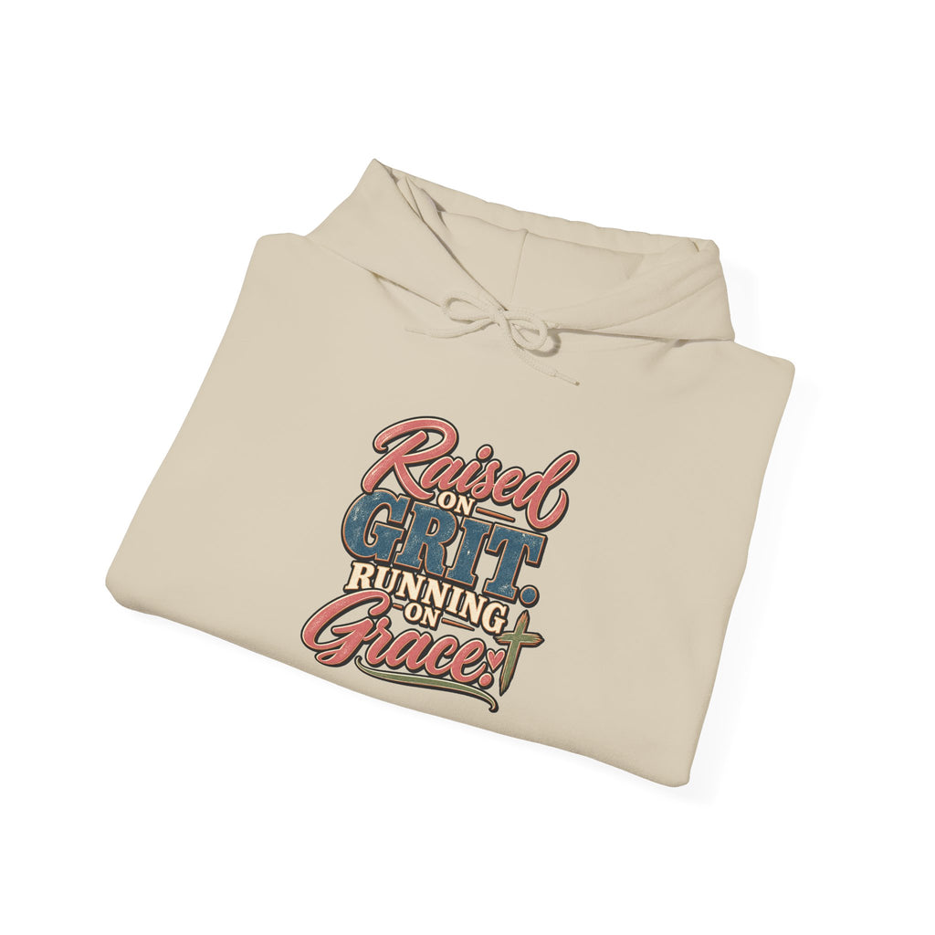 Raised on Grit, Running on Grace Hoodie