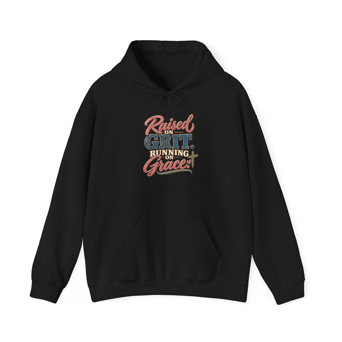 Raised on Grit, Running on Grace Hoodie