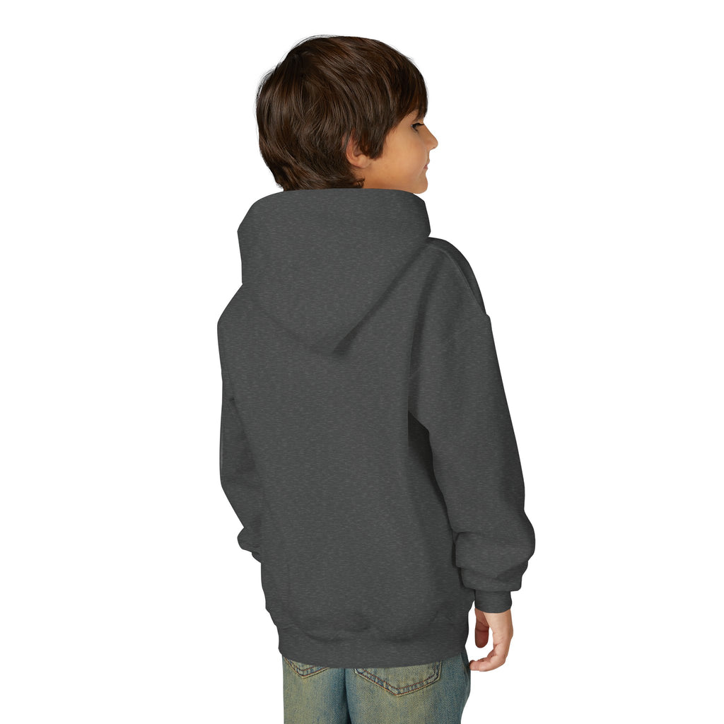 Girl of Grace Youth Hoodie — Floral Bow Christian Sweatshirt for Kids