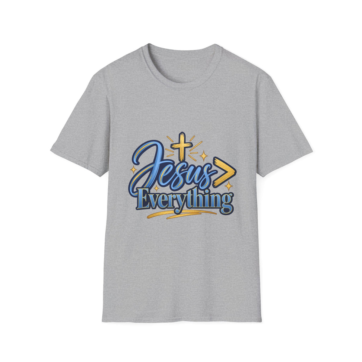 Jesus > Everything T-Shirt — Christian Faith Graphic Tee