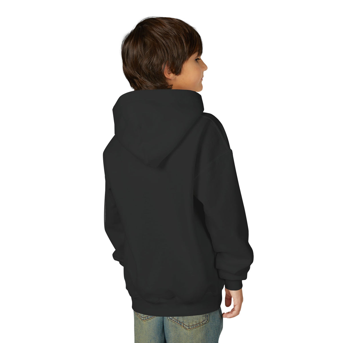 Girl of Grace Youth Hoodie — Floral Bow Christian Sweatshirt for Kids