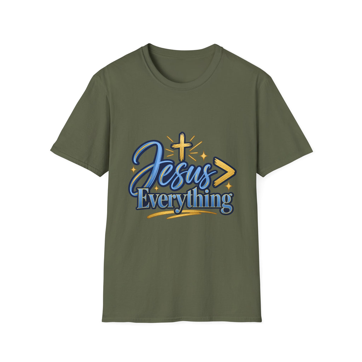 Jesus > Everything T-Shirt — Christian Faith Graphic Tee