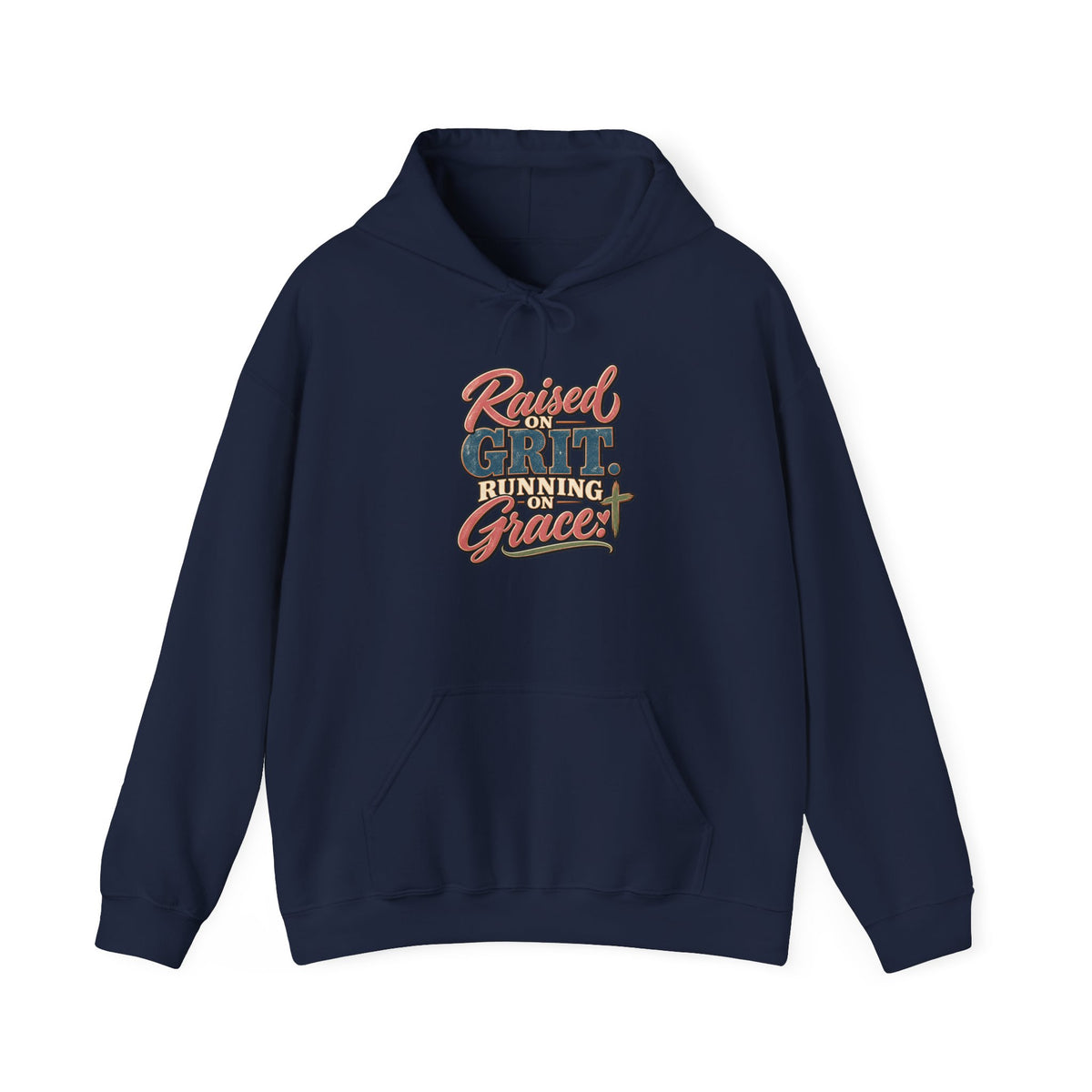 Raised on Grit, Running on Grace Hoodie