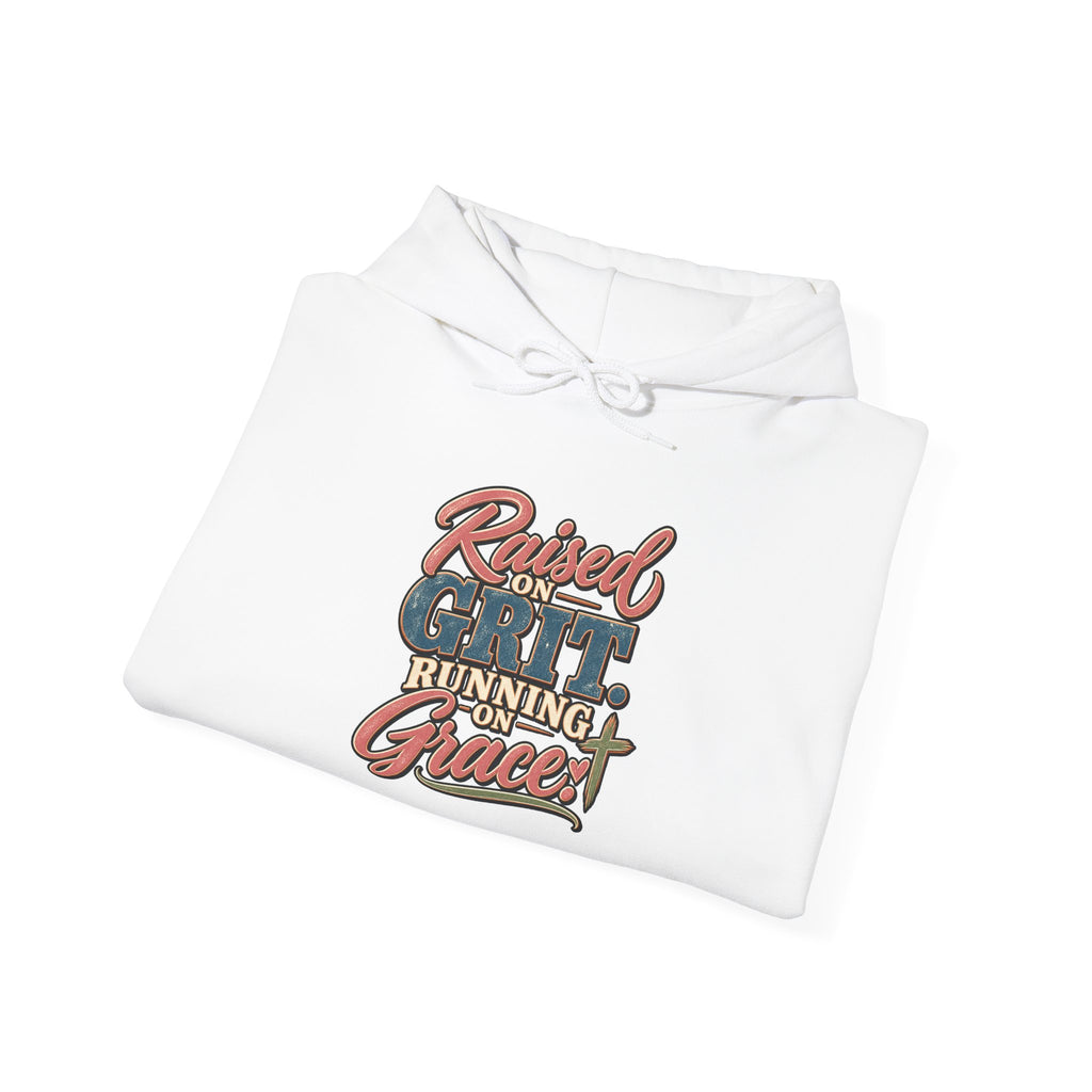 Raised on Grit, Running on Grace Hoodie
