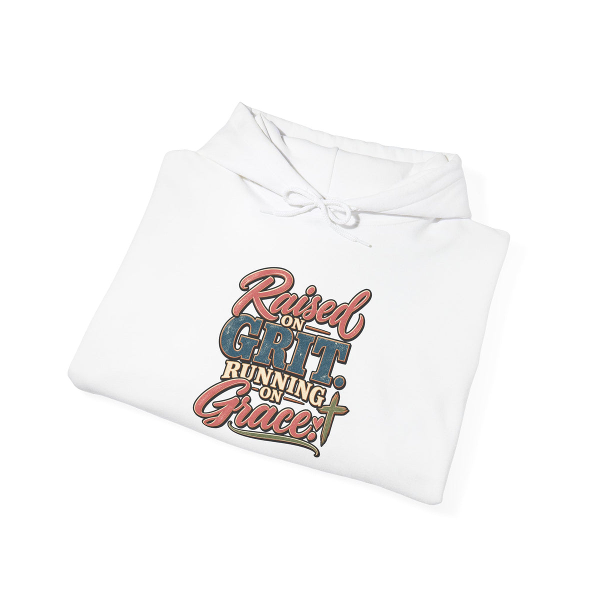 Raised on Grit, Running on Grace Hoodie