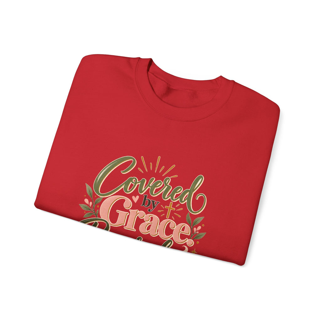 Covered by Grace, Powered by Coffee Sweatshirt