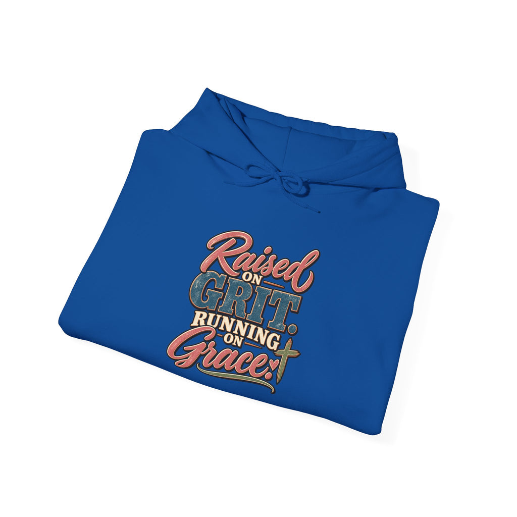 Raised on Grit, Running on Grace Hoodie