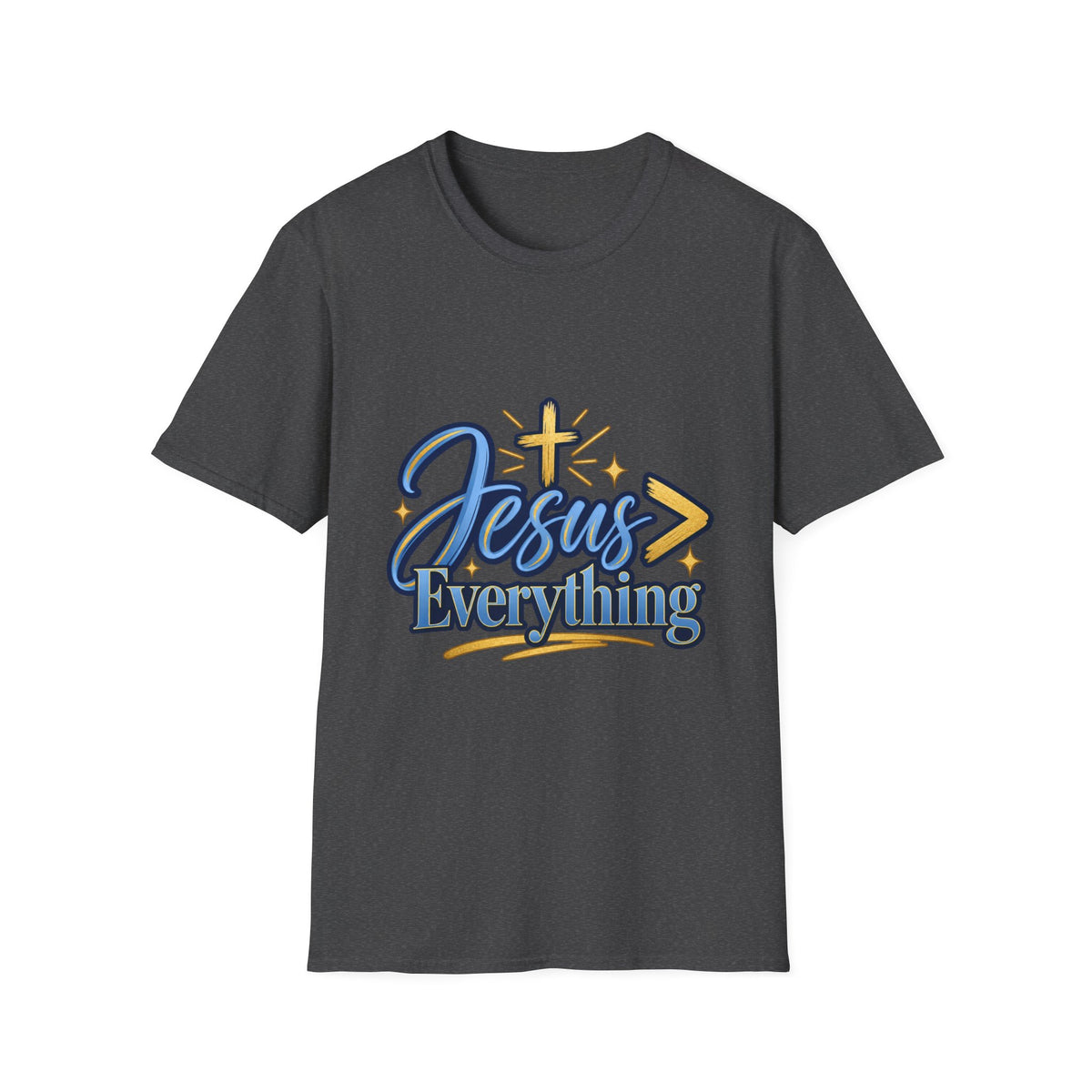 Jesus > Everything T-Shirt — Christian Faith Graphic Tee