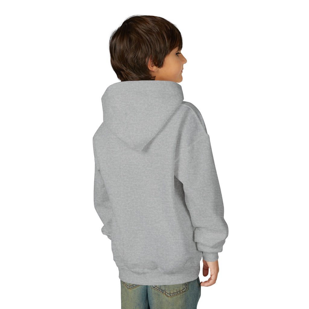 Girl of Grace Youth Hoodie — Floral Bow Christian Sweatshirt for Kids