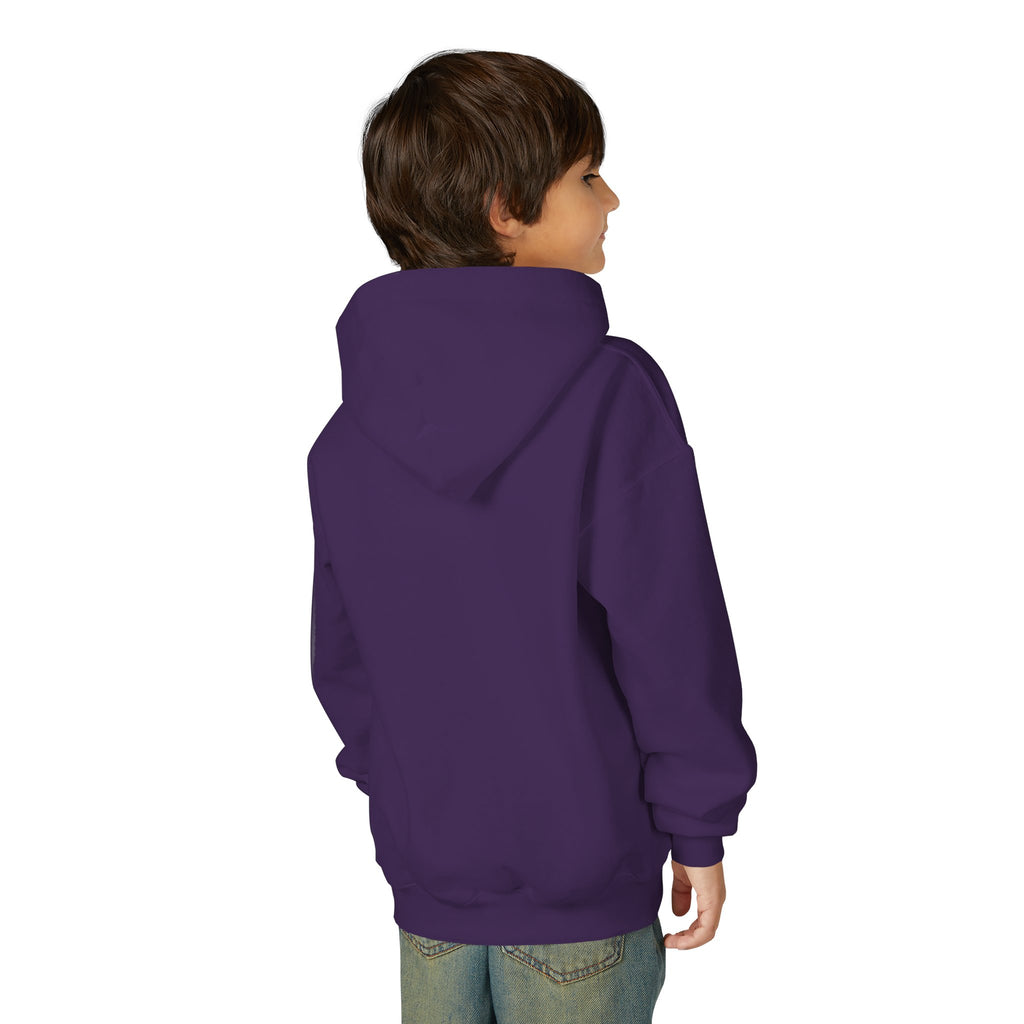 Girl of Grace Youth Hoodie — Floral Bow Christian Sweatshirt for Kids