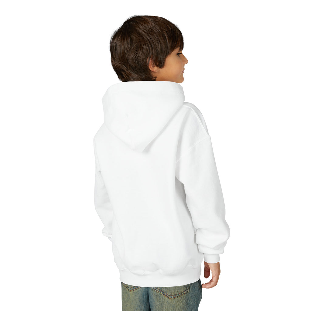 Girl of Grace Youth Hoodie — Floral Bow Christian Sweatshirt for Kids