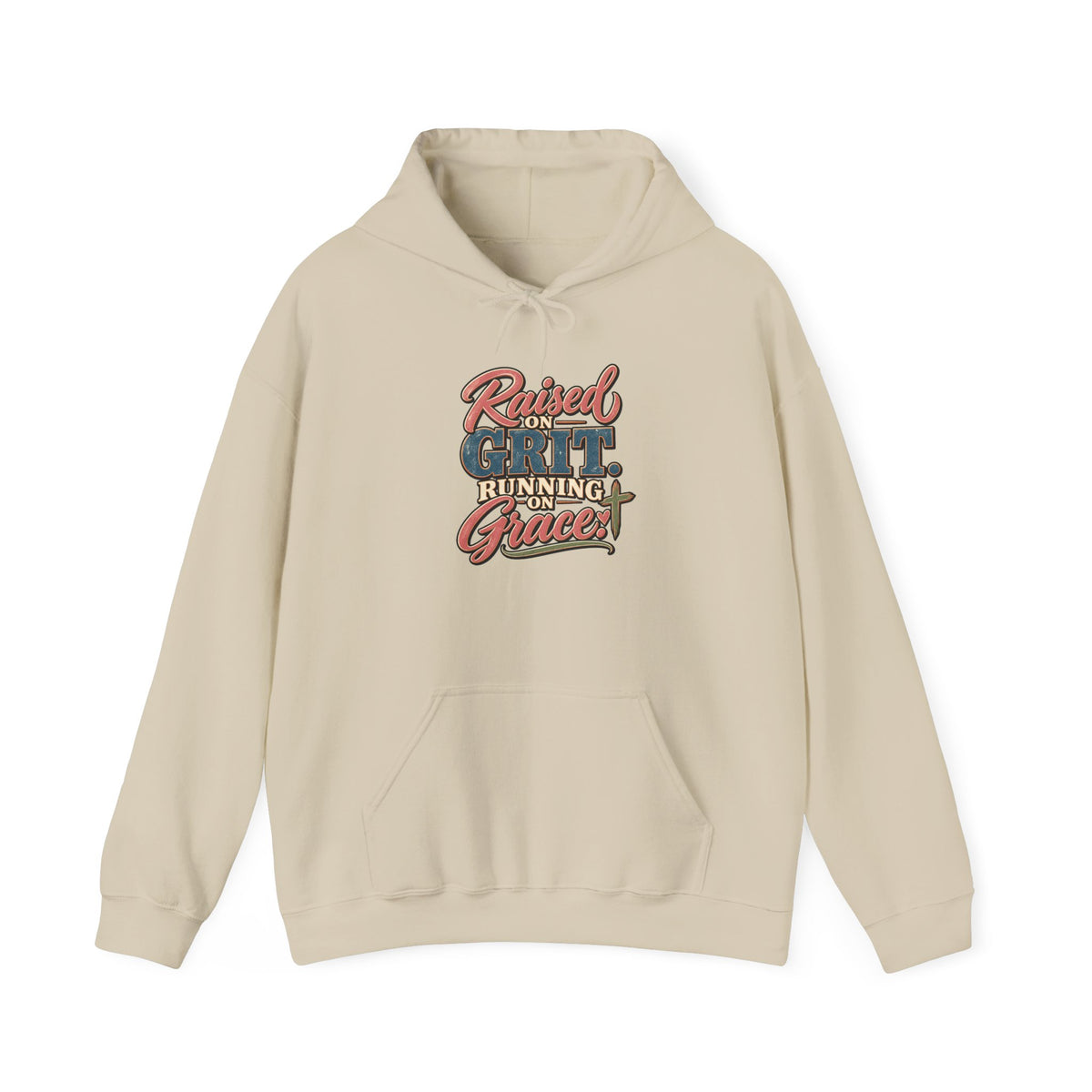 Raised on Grit, Running on Grace Hoodie