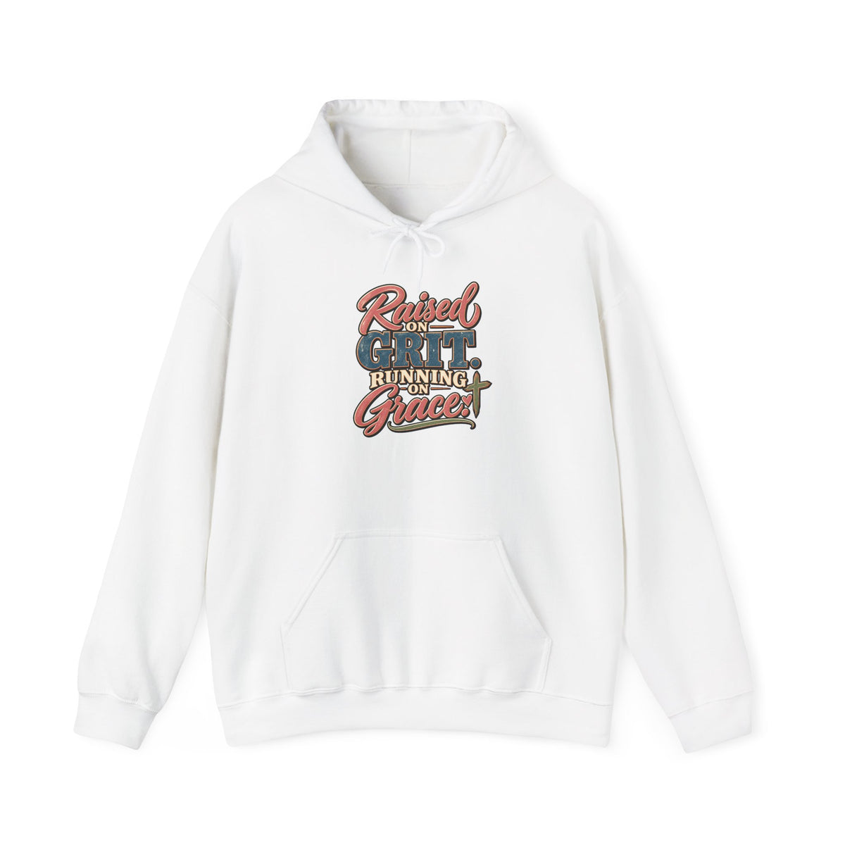 Raised on Grit, Running on Grace Hoodie