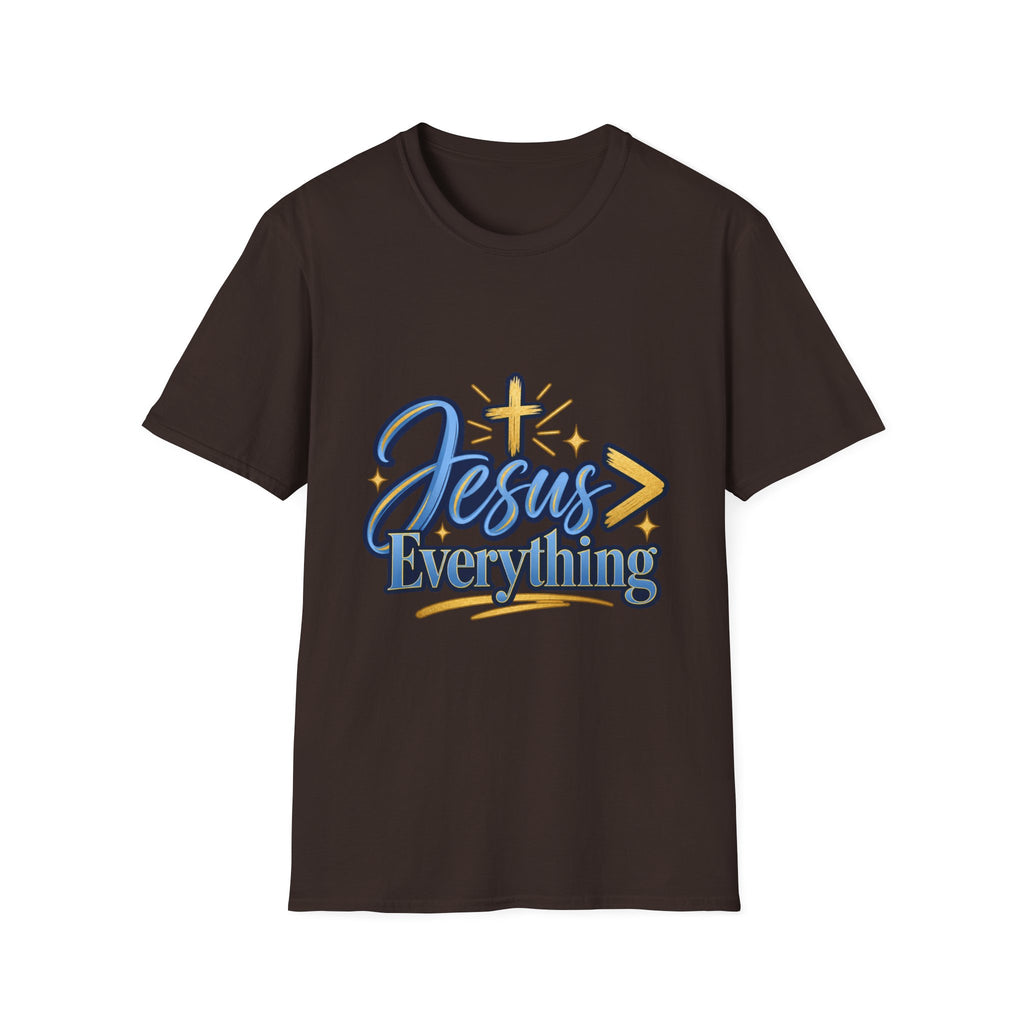 Jesus > Everything T-Shirt — Christian Faith Graphic Tee