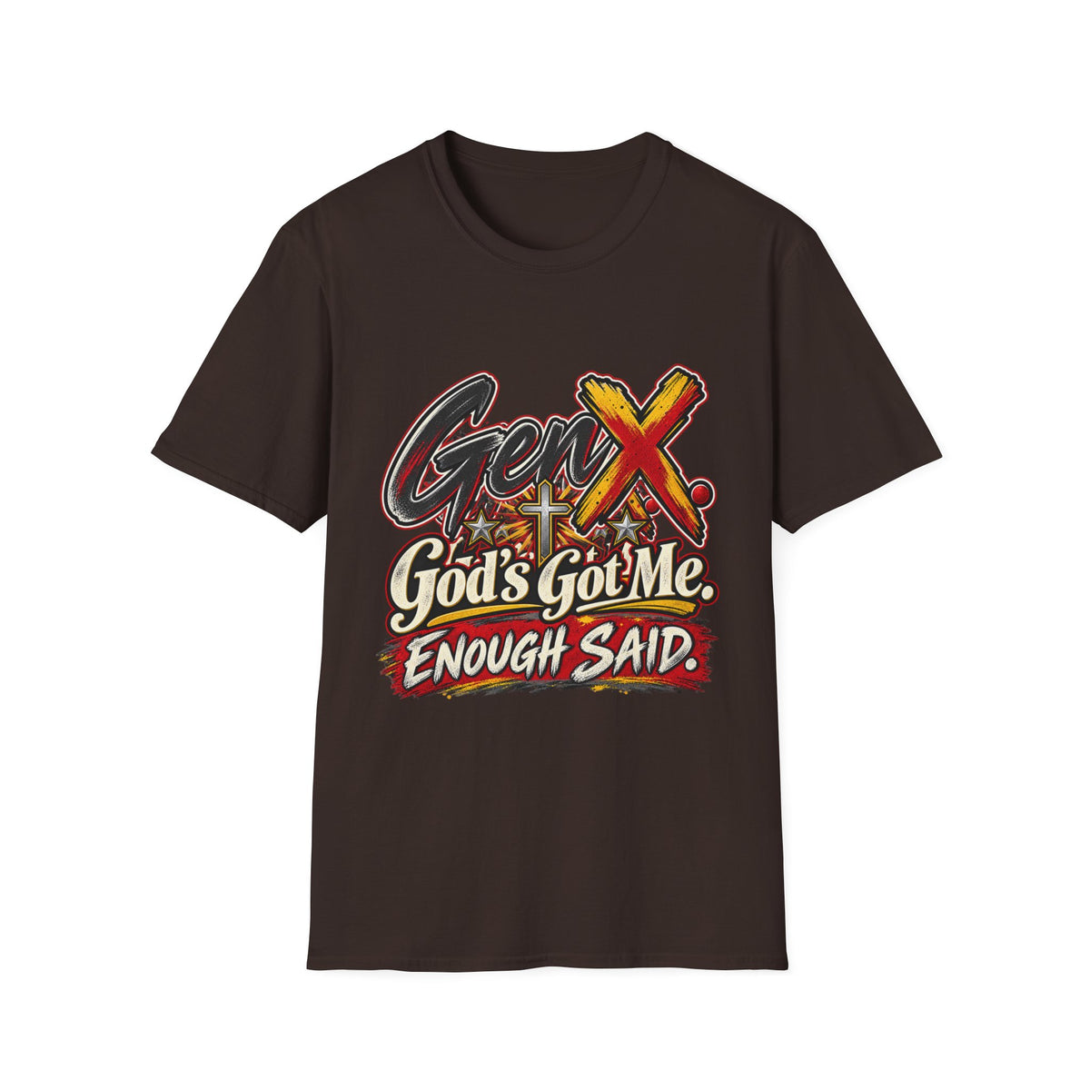 Gen X "God's Got Me" Graphic T-Shirt — Faith-Based Vintage Style