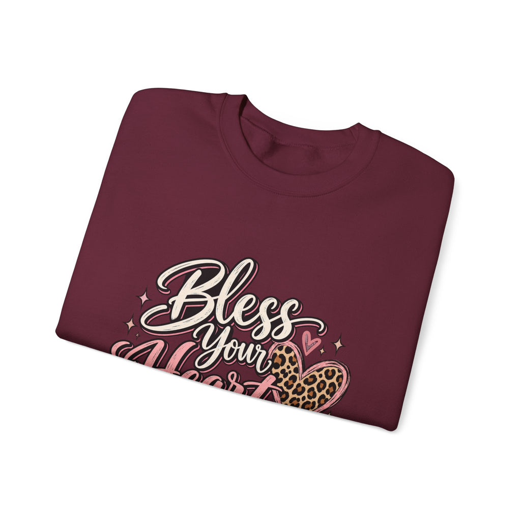 Bless Your Heart Crewneck Sweatshirt — "Jesus Is Still Working On Me" Christian Pullover